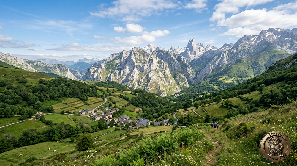TrasguForiatu -Iimagen representativa de los Picos de Europa en el Principado de Asturias